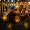 SS SUNSBELL Flame Outdoor Speaker, Wireless Bluetooth 5.0 LED Flame Waterproof Torch Atmosphere Speaker with Lamp, Patio Speakers Gifts for Men Women, Decorations for Patio Party Camping Home view 3