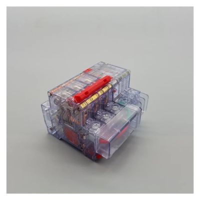 QZLIBEFUD 3p Ac220v-380v dz47le-63 6a10a16a25a32a40a63a Transparent Switch Main gate Residual Current Leakage Protection Circuit Breaker(10A)