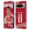Head Case Designs Officially Licensed Arsenal FC Gabriel 2023/24 First Team Leather Wallet Case Compatible with Google Pixel 9 Pro XL view 1