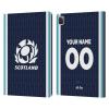 Head Case Designs Officially Licensed Custom Customized Personalized Scotland Rugby Home 2024/25 Kit Leather Wallet Case Compatible with Apple iPad Pro 13 M4 2024 view 1