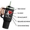 3Pcs I Love HR Stickers, 2 Inches view 3