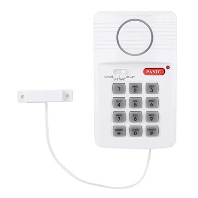 Door Alarm System 3 Settings Security Keypad with Panic Button for Home Office
