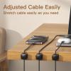 12-Pack Magnetic Cable Organizers  Reusable Wire Management Clips for Desk, Office, Home  Tidy USB, Charger, Headphone, and Power Cords Wire Holder Keeper Organizer view 2