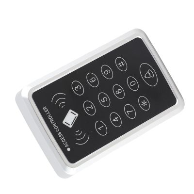 Reader Keypad Access Control System for Home Security Entry Controller Widely Used in Office and Public Areas Black Plastic Material