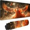 Large Mouse Pad Desk Mat, Anti-slip Keyboard Pad with Multifunctional, Gaming Mousepad, Office Desk Accessories for Computer, PC and Laptop large mouse pad, Portable Cloth Design 48"x24" Pink Wing O-0 view 1