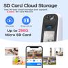 JOOAN 5G WiFi Security Camera Indoor with Screen 2K 360 PTZ Surveillance Camera Plug-in Home IP Cam for Baby Elderly SD Card Cloud Storage Motion Detection Auto Tracking 2 Way Video, Color Night view 2