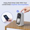 JOOAN 5G WiFi Security Camera Indoor with Screen 2K 360 PTZ Surveillance Camera Plug-in Home IP Cam for Baby Elderly SD Card Cloud Storage Motion Detection Auto Tracking 2 Way Video, Color Night view 3