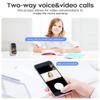 JOOAN 5G WiFi Security Camera Indoor with Screen 2K 360 PTZ Surveillance Camera Plug-in Home IP Cam for Baby Elderly SD Card Cloud Storage Motion Detection Auto Tracking 2 Way Video, Color Night view 4