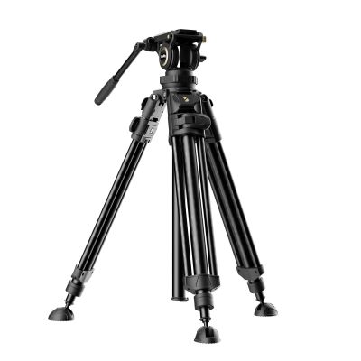 SmallRig AD-50Pro Heavy Duty Video Tripod, Carbon Fiber Lightweight Tripod with FreeSpeed One-Step Height Adjustment, Fluid Head, Dual-Mode QR Plate, Center Column, Weight 7lb, Load up 13.2lb