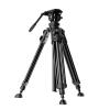 SmallRig AD-50Pro Heavy Duty Video Tripod, Carbon Fiber Lightweight Tripod with FreeSpeed One-Step Height Adjustment, Fluid Head, Dual-Mode QR Plate, Center Column, Weight 7lb, Load up 13.2lb view 1