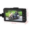 CFTGIW 3.3 * 1.9 * 0.6in Motorcycle 1080P Video Recorder Cam HD DVR 120 Degree Dash Camera IP68 ABS Plastic Seamless Circular Video Motorcycle DVR Camera view 3