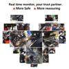 CFTGIW 3.3 * 1.9 * 0.6in Motorcycle 1080P Video Recorder Cam HD DVR 120 Degree Dash Camera IP68 ABS Plastic Seamless Circular Video Motorcycle DVR Camera view 4