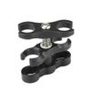 Sea Frogs Aluminum Alloy Clamp, Ball Joint Bracket Arm, Two Section Holder Diving Essential Accessory Light Combination Fixed Clamp, Diving Accessory Light Holder (CP-6 2PCS) view 2