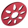 1/4 10.5 Inch Empty Tape Reel, Aluminum Alloy Sound Takeup Reel with 8 Holes Wind for NAB Recording, Unbreakable and Erosion (Red) view 4