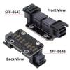 xiwai PCI-Express 4.0 SFF-8643 Female to SFF-8643 Female PCBA Coupler Mini SAS HD Adapter Internal to External Extender Card view 2