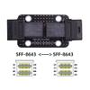 xiwai PCI-Express 4.0 SFF-8643 Female to SFF-8643 Female PCBA Coupler Mini SAS HD Adapter Internal to External Extender Card view 4