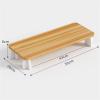 ENGENDER PC Stand Wood PC Tower Stand Monitor Stand Riser, PC Host Case Holder Wooden Multifunctional Shelf for Desk Home Office Computer Tower Stand(C) view 2