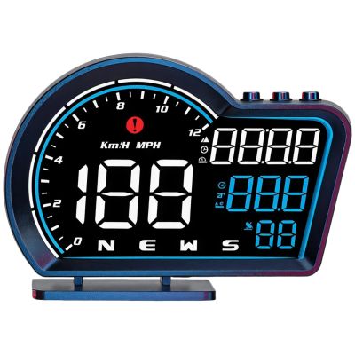 Digital Car GPS Speedometer, G16 Heads Up Display, Large Screen, Speed Alerts, Auto Brightness, Universal for All Vehicles