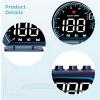 Digital Car GPS Speedometer, G16 Heads Up Display, Large Screen, Speed Alerts, Auto Brightness, Universal for All Vehicles view 4