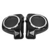 SHMTOOL 6.5" Speaker Pods Boxes Lower Vented Fairing & Speaker Grills Cover For Harley Touring Electra Glide Street Glide Road Glide 2014-2023,Unpainted & Chrome Trim view 4