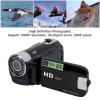 Gugxiom Video Camera Camcorder, 1080P 16MP Digital Camcorder Video DV Camera, with 270 Rotation, 16X Digital Zoom, 2.4 inch Screen, for Travel (Black) view 2