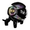 Portable Robot Bluetooth Speaker, 6W True Wireless Speaker with Alarm Clock RGB Lights Deep Bass Loud Stereo Sound Bluetooth 5.1 TWS Pairing Support TF Card AUX Input FM Radio for Party (Black) view 1