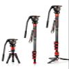 IFOOTAGE Monopod with Fluid Head Cobra 3 C180F-P + K5S, Carbon Fiber Monopod with Feet for DSLR Cameras - Canon, Nikon, Sony, Olympus, Panasonic, Payload 17.64Lbs/8KG view 1
