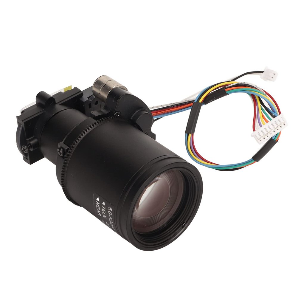 Motorized Zoom Len, 2MP Autofocus Zoomable Lens, 5 to 50mm Focal Camera Lens, Aluminum Alloy Camera Lens, HD IR Camera Lens