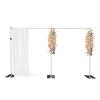 10x20 ft Heavy Duty Backdrop Stand, 6-10ft x 10-20ft Adjustable and Length, Pipe and Drape Stand Support System Photo Video Studio Background Stand Kit for Event,Birthday Party and Wedding Decor view 1