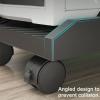 ENGENDER PC Stand Desktop PC Tower Stand, Ventilated PC Tower Stand, Under Desk CPU Holder Mobile Gaming PC Floor Stand with 4 Caster Wheels Computer Tower Stand(Black,Without Wheels) view 3