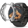 Compatible for Garmin Fenix 8 Case, Lamshaw TPU Silicone Slim Case Cover All-Around Protective Bumper Shell Compatible for Garmin Fenix 8 43mm, 47mm, 51mm, Fenix E 47mm (Black, for Fenix 8 43mm) view 1