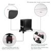 ENGENDER PC Stand Adjustable CPU Stand Cart with 4 Universal Casters Wheels, CPU Rolling Stand PC Stand for Desktop PC Cases Computer Tower Stand view 3