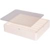 Keycaps Container, Keycaps Storage Box,130 Keys Transparent Frosted Magnet Display Case Holds 7u Spacebar/Big Enter Key for Xda/Cherry/moa/Mao Mechanical Keyboard view 1