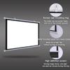 GSKDZG HD Projector Screen Manual Pull Down Projection Screen 30" 40" 50" 60" 72" Portable Home Theater Movie Screen for Indoor Outdoor, 4:3 16:9 Format(50 Inch (4:3)) view 4