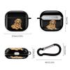 American Flag Golden Retriever USA Earbuds Case Bluetooth Earbuds Cover Hard Case Cover with Keychain Compatible with Airpods 3 view 2