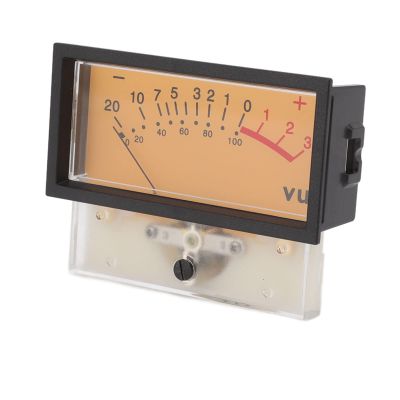 12V High Accuracy VU Meter Header Audio Level Power Amplifier with Backlight for DIY Recording Studio (500UA 650)