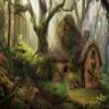 12x8ft Forest Wonderland Backdrop Fantasy Fairy Tale Photography Background Rocks Moss Brick House Backdrop Tropical Forest Photography Backdrop for Kids Adults Portrait Photo Booth Studio Props view 1