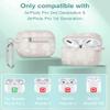 Snowflake Two-Tone Engraved Case for AirPods Pro Case 2nd 1st Generation Case Cover, TOYOUTHS Cute Soft Silicone Skin Full Protective Cover for Apple Airpods Pro 2/Pro Women Men view 2