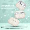 Snowflake Two-Tone Engraved Case for AirPods Pro Case 2nd 1st Generation Case Cover, TOYOUTHS Cute Soft Silicone Skin Full Protective Cover for Apple Airpods Pro 2/Pro Women Men view 3