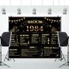 40th Birthday Photo Backdrop 10x5ft Vinyl Back in 1984 Photography Backdrops Black Gold Birthday Photoshoot Background Men or Women 40 Years Old Birthday Party Background Decor Props Supplies view 3