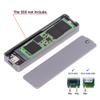 Cablecc 20Gbps USB4 Type-C USB3.2 to M.2 NVME M-Key NGFF SATA SSD PCBA Enclosure 2280/2242/2230mm Adapter RTL9220 Chipset view 4