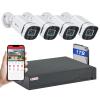 AIWIXEN 8CH H.265+ 3K Lite Wired CCTV Security Camera System with Human Vehicle Detection, 4X IP68 5MP Surveillance Camera for Indoor Outdoor, 1TB Hard Drive for 24-7 Recording, Remote Access view 1