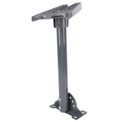 Gen 3 Roof Mount, Heavy Duty Pivot Pole Mounting Plate with V3 Pipe Flat Adapter, Wall Mount Bracket for Standard Dish Internet Kit Satellite (Gray)