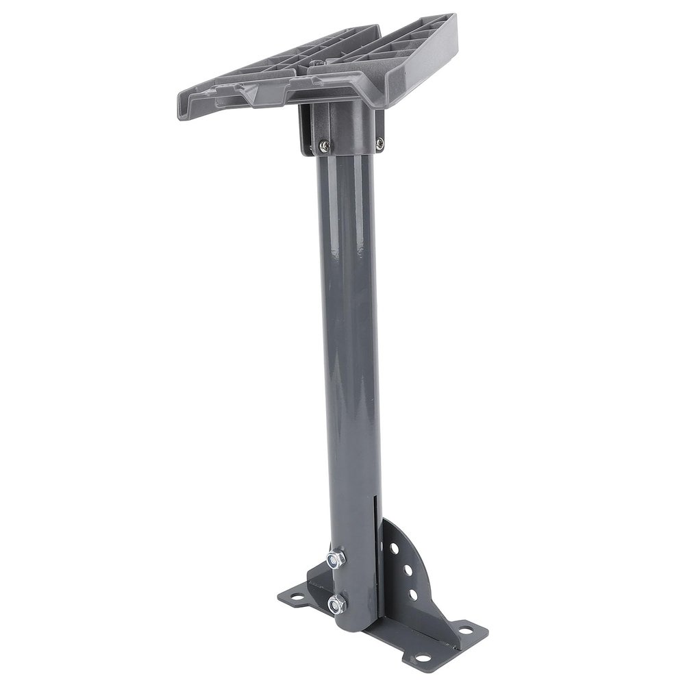 Gen 3 Roof Mount, Heavy Duty Pivot Pole Mounting Plate with V3 Pipe Flat Adapter, Wall Mount Bracket for Standard Dish Internet Kit Satellite (Gray)