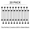 20 + 24 Pack Magnetic Cable Ties, Cute Cloud Design + Cute Cat's Paw Design, Great for Bundling and Organizing, Holding Stuff, Book Markers, Fridge Magnets view 4