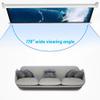 60'' Manual Pull Down Projector Screen, 16:9 4:3 Retractable Auto-Locking 4K Ultra HD Screen for Home Theater Movie Office Game Projection Screen with Slow Retract Mechanism(16:9) view 4