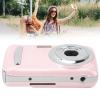 Yunir Digital Camera, HD 1080P Kids Camera, 3 Batteries, Lanyard, 2.4in Screen, 16X Zoom Anti Shake, 16MP Compact Portable Small Point Shoot Camera Gift for Kid Student Children (Pink) view 2