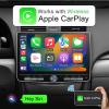 10 Inch Double Din Car Stereo Wireless CarPlay Android Auto 2G+32G Detachable Touchscreen Android Car Play Radio Bluetooth AM FM GPS Navigation WiFi Car Audio Receiver 2 Din Head Unit QLED Screen view 2