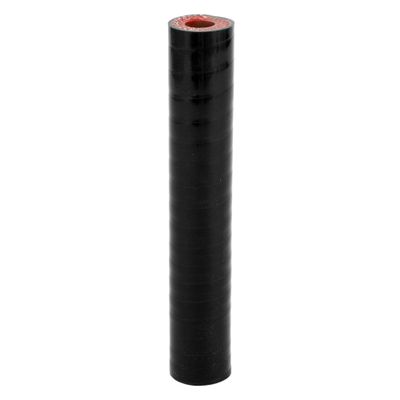 X AUTOHAUX Straight Coupler Silicone Hose 0.55" ID 5" Length 0 Degree Universal Car Silicone Hose Coolant Hose 4-Ply 5mm Thickness Air Intake/Turbo/Intercooler Piping Tube Black Red 1 Pcs