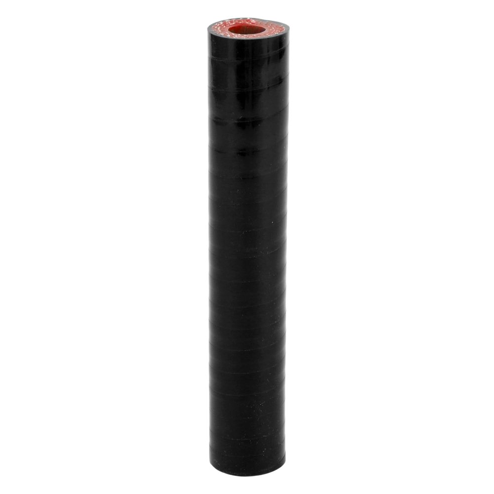 X AUTOHAUX Straight Coupler Silicone Hose 0.55" ID 5" Length 0 Degree Universal Car Silicone Hose Coolant Hose 4-Ply 5mm Thickness Air Intake/Turbo/Intercooler Piping Tube Black Red 1 Pcs